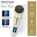 Rechargeable Electric Foot File Electric Pedicure Sander IPX7 Waterproof 2 Speeds Foot Callus Remover Feet Dead Skin Calluses. 