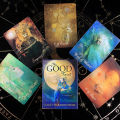 【ZOETN-HOT TOY Store】Mucha Cards Tarot Deck Card Game Toy Tarot Divination Card Board Guidance Divination for beginners with guidebook.