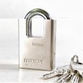 Mindy High Security Anti-Theft Brass Padlockwith extra arm which is impossible to cut by cutter..