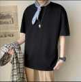 Drop Shoulder Black T- Shirt For Men - T Shirt.