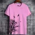 Tree Printed Casual T-Shirt for Men - Showcase Unique Style in Your Casual and Stylish Fashion.
