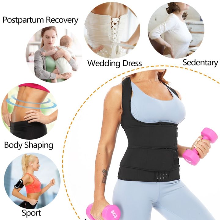 Women%20Body%20Shaper%20Sweat%20Waist%20Trainer%20Vest%20for%20Women%20UnderCorset%20Cincher%20Tummy%20Control%20Sport%20Girdle%20with%20Adjustable%20Belt%20-%20Image%208