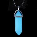 Glowing Necklace Pendant Bull-Et Hexagonal Chain Stone Luminous Necklace Night Fluorescence Glow In The Dark Gift - Necklace For Girls.
