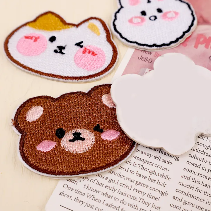 Cartoon%20Small%20Animal%20Embroidery%20Patch%20Cloth%20Stickers%20Clothes%20Bags%20Self-adhesive%20Cloth%20-%20Image%204