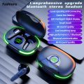 Fashions Wireless 5.3 Bluetooth Gaming Headset Low Latency Breathing Light Headphone with LED Power Display for iPhone Samsung Huawei.