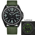 XINEW Military Watches Men Fashion Glow Luminous Watch Calendar Quartz Watch Nylon Strap Watches Men Sports Watches horloge man.