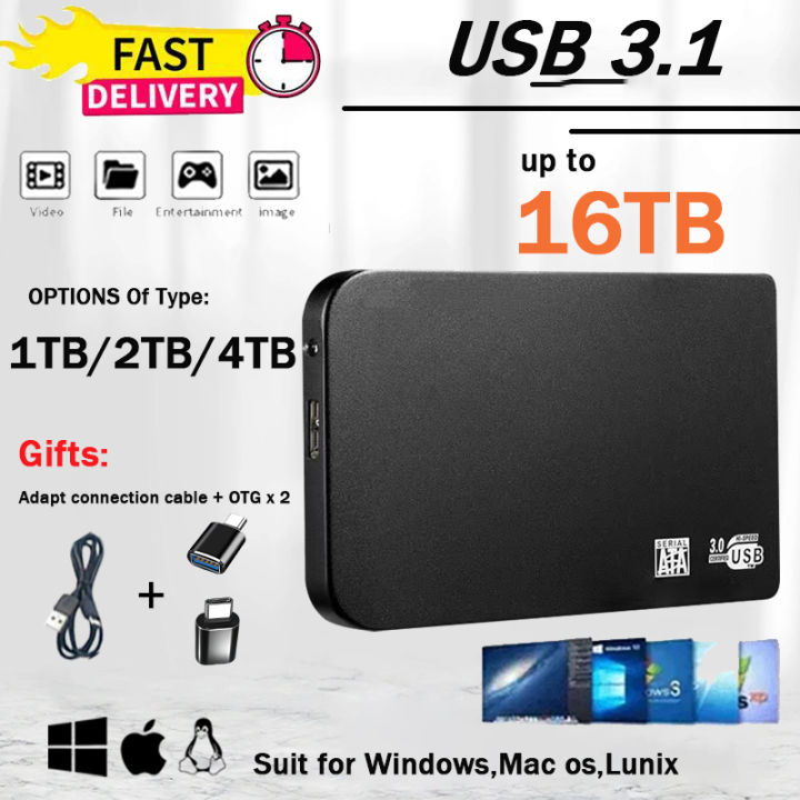 【Trending】 ok Macbo high-speed disk uses hard drive USB SSD 1T portable external B 2TB hard drive new solid state 3.1/Type-C for