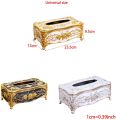 Acrylic Tissue Box Universal Luxury European Paper Rack Office Table Accessories Home Office KTV Hotel Car Facial Case Holder. 