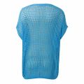 Fishnet Hollow Out Knit Cover Ups Neon Bright Color Mesh Nightclub Party Perspective Underlay Beach Crochet Blouse Bikinis Wraps. 