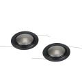 BRADOO- 25.4mm Imported Metal Titanium Film + Silk Side Diaphragm 25 Core Tweeter Voice Coil Speaker Repair Film 8 OHM 1 Pairs.
