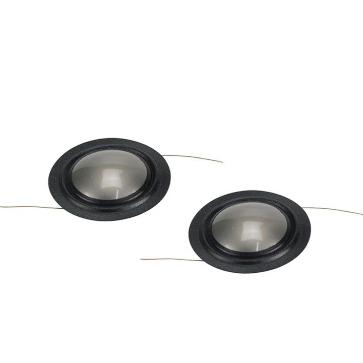 BRADOO- 25.4mm Imported Metal Titanium Film + Silk Side Diaphragm 25 Core Tweeter Voice Coil Speaker Repair Film 8 OHM 1 Pairs