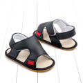 【Good-Love Store】(NEW)Summer Baby Boy Sandals Solid Color Soft PU Leather Anti-slip Soled Infant Toddler Baby Sandals Breathable Cotton Baby Shoes. 