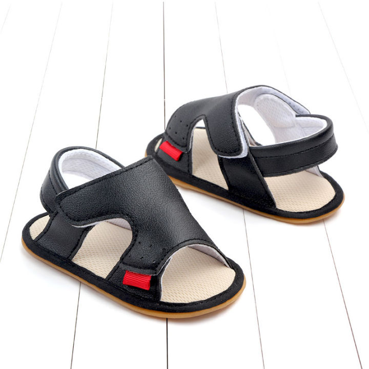 %E3%80%90Good-Love%20Store%E3%80%91(NEW)Summer%20Baby%20Boy%20Sandals%20Solid%20Color%20Soft%20PU%20Leather%20Anti-slip%20Soled%20Infant%20Toddler%20Baby%20Sandals%20Breathable%20Cotton%20Baby%20Shoes%20-%20Image%202