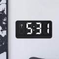 Desk Digital Clock LED Desktop Alarm Clock, Display Dimmer Digital Wall Clock, Electronic Desktop.