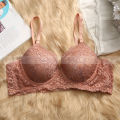 JAA Collection - Purple Elastic Linen Pushup Foam - Adjustable-strap Sexy Women's Bra Cup - Regular Style. 