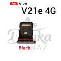 For Vivo V21e Sim Tray Micro SD Card Slot with Sim Ejector Pin Replacement Part.