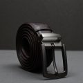 Zays Genuine Leather Belt for Men – Full-Grain, Adjustable Fits For 28–40 Inch Waist, 1.3" Width Formal & Casual Dress Belt.