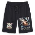 Demon Slayer Shorts Anime Print Shorts Casual Loose Beach Short Pants Men Women Kimetsu No Yaiba Gym Workout Five Pants Unisex.