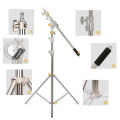 SH 106cm-249cm Stainless Steel Cross Arm Bar With Weight Bag Photo Studio Accessories Extension Rod Photo Studio Kit Light Stand. 