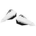 White Universal Motorcycle Handguard Motocross Hand Guard Protector for Motorcycle 22mm Handlebar Protector. 