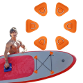 6PCS D-Ring Patch for Inflatable Boat Kayak Dinghy SUP, D-Ring PVC Patch Stand-Up Paddleboard Canoe Rafting Yellow.