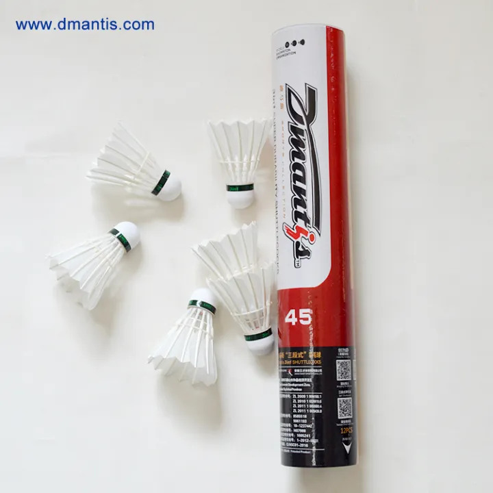 D'Mantis%2045%20Badminton%20Shuttlecock%20-%20High-Quality%20Feather%20Shuttlecock%20For%20Badminton%20Enthusiasts%20-%20Image%203