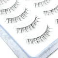 Meiliyue 723 Japanese-Style Sharpened One-Piece False Eyelashes Sheer Root Soft Natural Simulation Cross Eyelash. 