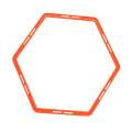 WDLight Hexagon Agility Rings Training Ladder Speed Hurdles Women Men Kids Workout.