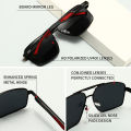GCV Fashion Photochromic Aluminum Sunglasses Men Chameleon Polarized Pilot Glasses Anti-Glare Driving Eyeglasses Coating Mirror.