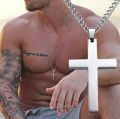 Stainless Steel Cross Necklace for Men.