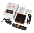 [Oryginalne] GTMEDIA GT COMBO 4K UHD satelitarny odbiornik TV DVB-S2/T2/C Android9.0 system 2G + 16GB TV, pudełko BT 4.1 buti w WIFI 2.4G/5G. 