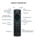 FORIDE G20S PRO BT5.0 2.4G Wireless Smart Voice Air Mouse Gyroscope IR Learning Backlit Remote Control for Android TV BOX.