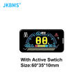 JKBMS Smart BMS LCD Display 2.3 Inch Lithium Battery Smart Bms Accessories Intelligent Battery Level Indicator JK BMS Monitor. 
