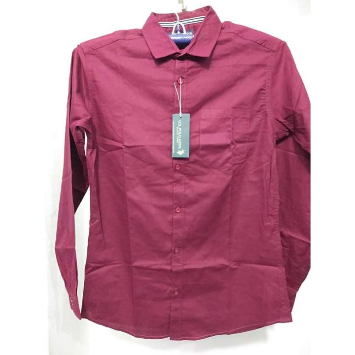 Solid Mens Cotton Oxford Shirts Casual Slim Fit Men Long Sleeve Dress  Shirts Male Shirt