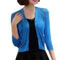 Autumn Summer Cardigan Women Lace Hollow Out Shawl Teenager Girls Knitted Sweater Female Cardigans Women Thin Coat Ladies Tops. 