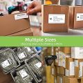 Barcode Label 50x25mm - 130 labels/Roll | Direct Thermal Stickers for PT260 Label Maker/Printer | High-Quality Print for Packaging & Shipping Supplies | Inventory Labels | Premium Self-Adhesive Thermal Labels - White.