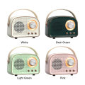 Mini Retro Bluetooth Portable Speaker With Radio , Outdoor Wireless Stereo, MP3 Player Android Support TF Card USB.