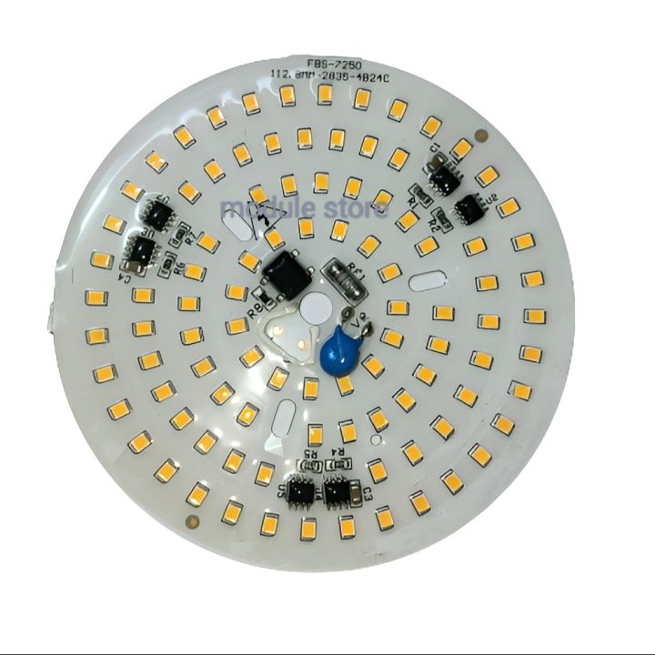 DIY LED Lamp Plate AC 220V 50~100W White & Warm White for LED Bulb Replacement Parts