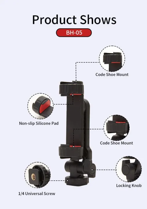 Jmary%20BH-05%20Double%20Cold%20Shoe%20Extension%20Mobile%20Holder%20Clip%20-%20Image%203
