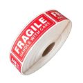 BRADOO- 300Pcs Removable Freezer Labels Food Storage Stickers & 1 Roll/500Pcs Fragile Stickers - Fragile Handle with Care Labels.