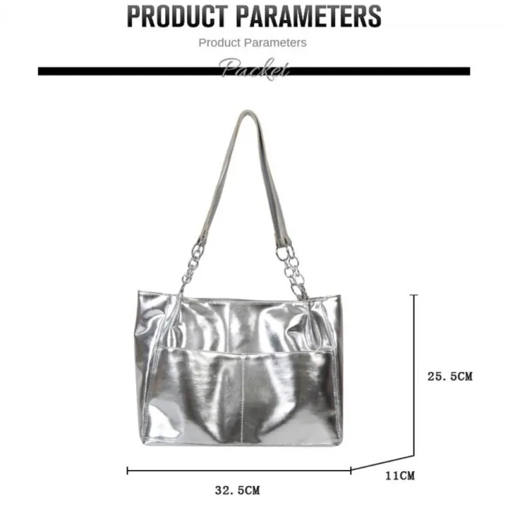 PU%20Leather%20Handbags%20Durable%20Chain%20Detail%20Casual%20Tote%20Bags%20Large-capacity%20Elegant%20Women's%20Bags%20for%20Daily%20Use%20Work%20Tote%20Stylish%20Women%20Trendy%20Accessory%20Travel-Friendly%20-%20Image%205