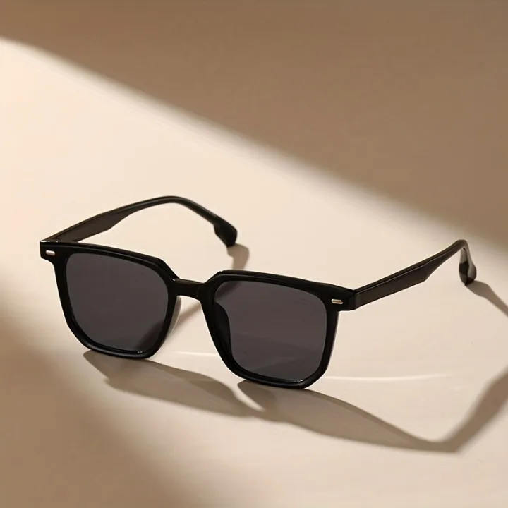 1pair%20Trendy%20Simple%20Large%20Square%20Frame%20Sunglasses,%20For%20Men%20Women%20Outdoor%20Travel%20Vacation%20Decors%20Photo%20Props%20,%20ideal%20choice%20for%20gifts%20-%20Image%205
