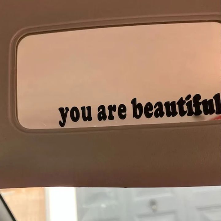 The%20Text%20Car%20Stickers%20You%20Are%20Beautiful%20Interior%20Decoration%20Rear%20View%20Mirror%20Fashion%20Stickers%20Creative%20Sport%20PVC%20Vinyl%20Decals%20-%20Image%203