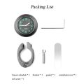 Universal Motorbike Bike Waterproof Handlebar Clock With Night Vision Light 22-25mm Motorcycle Handlebar Mount Clock Watch. 