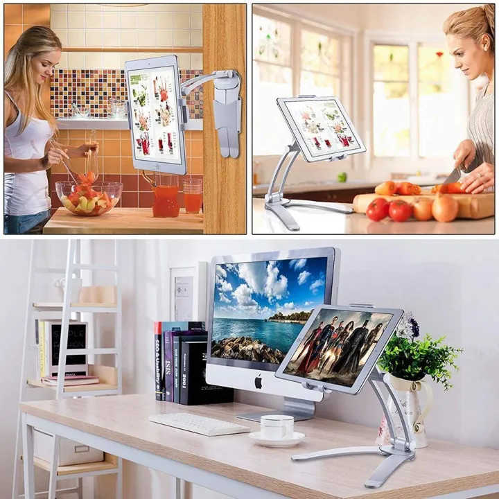 Kitchen%20Tablet%20iPad%20Stand%20Adjustable%20Holder%20Wall%20Mount%20for%20iPad%20Pro,%20Surface%20Pro,%20iPad%20Mini%20-%20Image%205