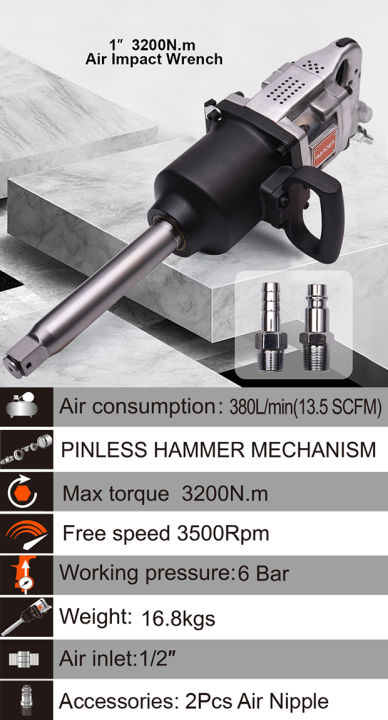 HARDEN%201"%20Air%20Impact%20Wrench%20Pneumatic%20Wrench%201"%20Square%20drive%20682032%20-%20Image%206