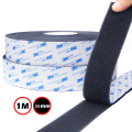 1Meter/Pairs Self adhesive Velcro Tape 3M Strong 25mm Hook and Loop Fastener Tape velcros adhesive with Glue. 