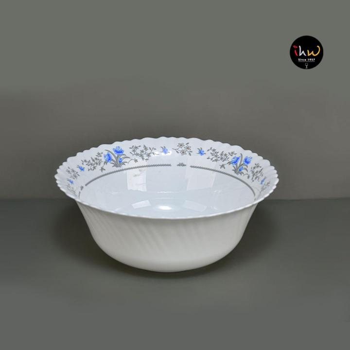 Opal Glass Deep Bowl Single Piece, 8″ LHW80/241 - Main Image