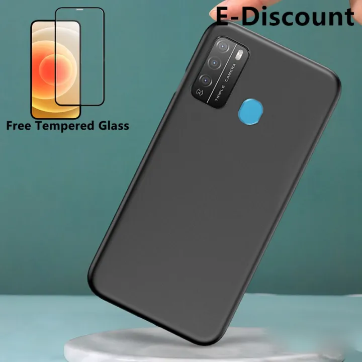 For%20Itel%20Vision%201%20Pro%20Soft%20Case%20+%20Free%20Tempered%20Glass%20Screen%20Protector%20Matte%20Silicone%20Itel%20Vision1%20Pro%20Back%20Cover%20-%20Image%202