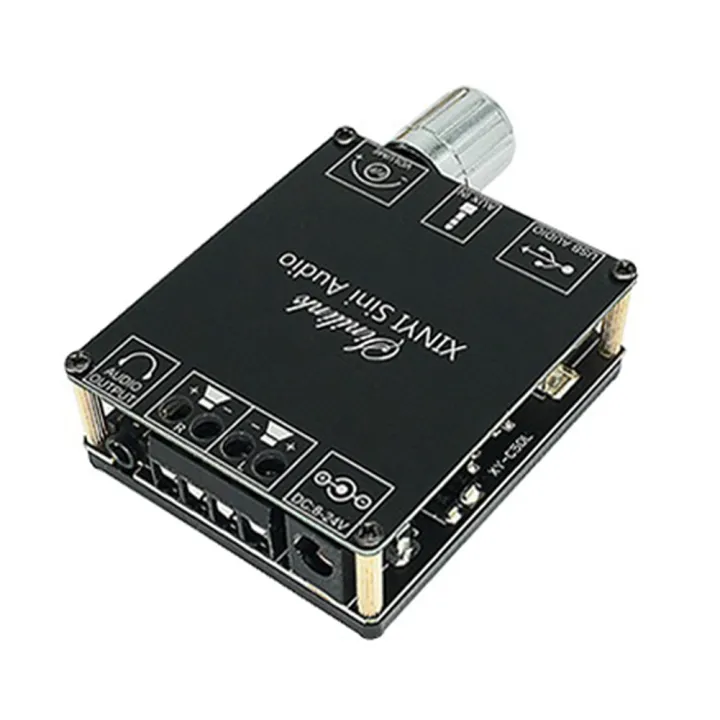 LKPCIGCXM%20XY-C50L%20Bluetooth%205.0%20AUX%20Digital%20Power%20Amplifier%20Board%202X%2050W%20Speaker%20Stereo%20Audio%20AMP%20Module%20Home%20Music%20-%20Image%202